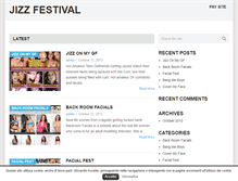 Tablet Screenshot of jizzfestival.net